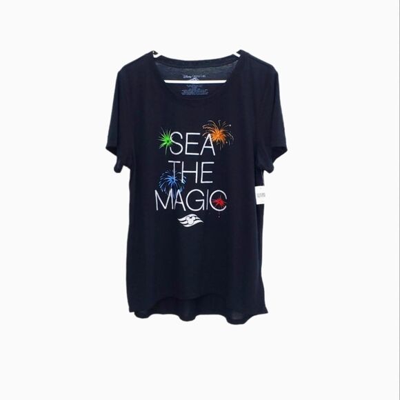 NWT Disney Store Cruise Line "Sea The Magic" Graphic Tee Shirt - Picture 1 of 7